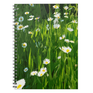 Blumenwiese Notizblock