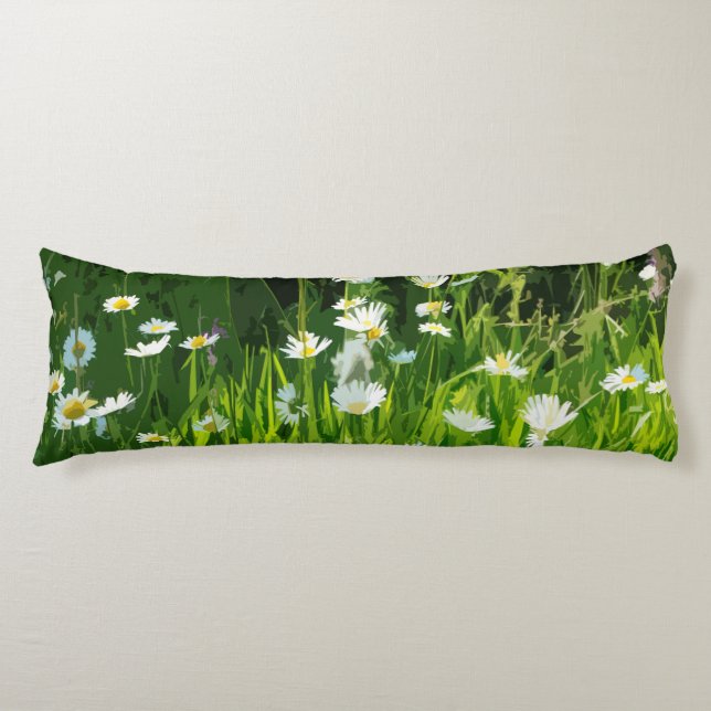 Blumenwiese Seitenschläferkissen (Vorderseite)