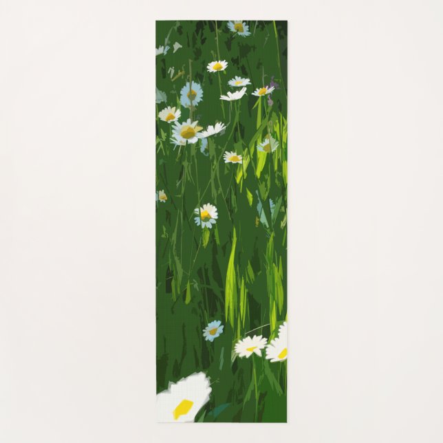 Blumenwiese Yogamatte (Vorderseite)