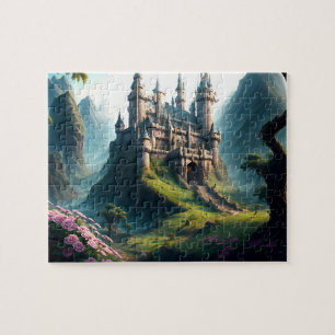 Blumenwiesen-Schloss-Puzzle