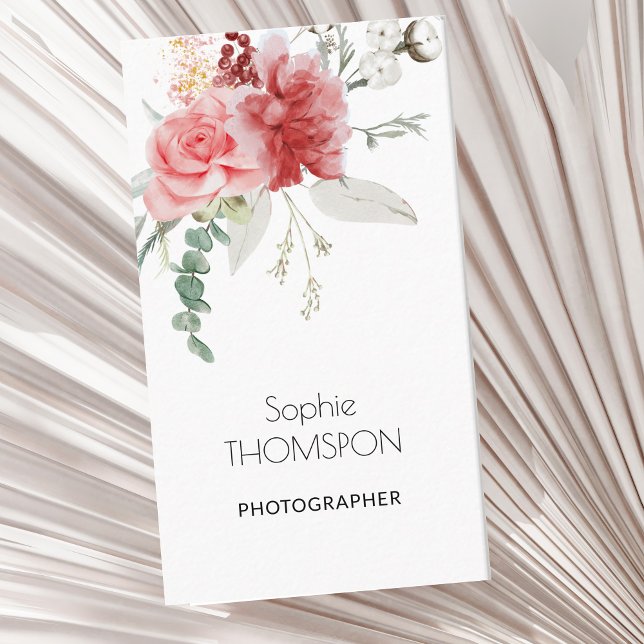 Blumenwinters-Blume Visitenkarte (Von Creator hochgeladen)