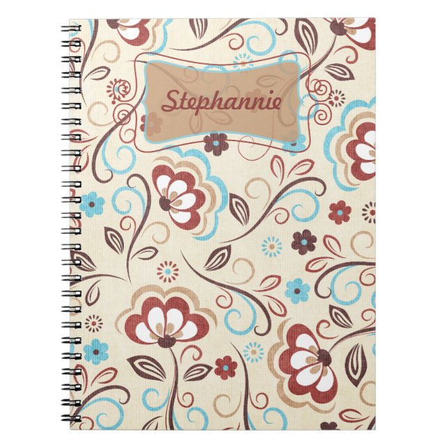 Blumenwonders SpiralNotebook Notizblock (Vorderseite)