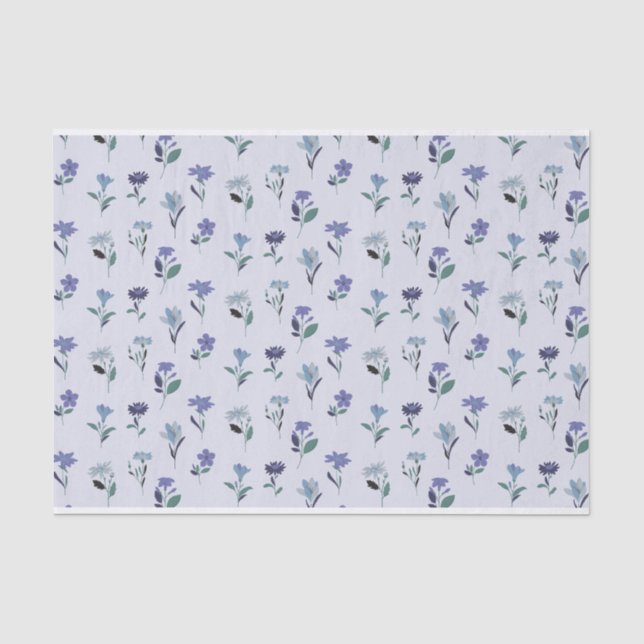 Blumenzapier Seidenpapier (Vorderseite)