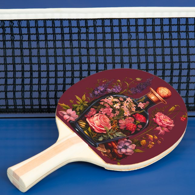 Blumenzaubertrank - Hexerei-Vibes Tischtennis Schläger (InSitu)