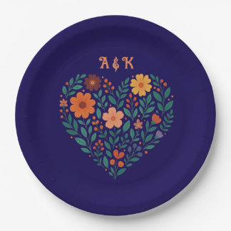 Blumenzehen Pappteller