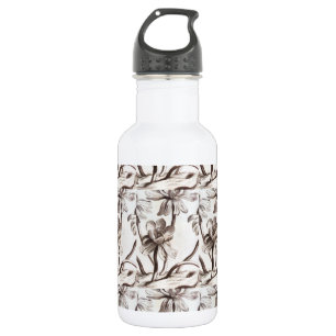 Blumenzeichnung Trinkflasche