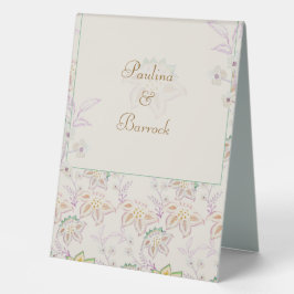 Blumenzelt Tischaufsteller