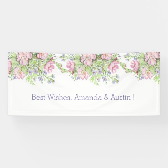 Blumenzettel Banner (Horizontal)