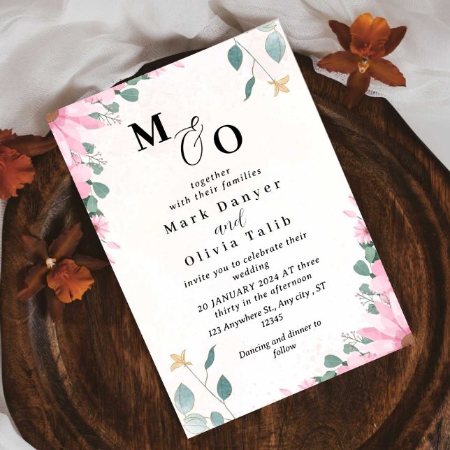 Blumenzettel Einladung zur individuellen Rose Desi (Von Creator hochgeladen)