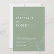Blumenzettel Hochzeitsskript Elegant Einfach