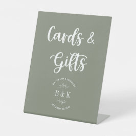 Blumenzettel und -geschenke sockelschild
