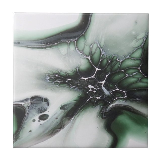 Blumenziegel, 4,25x4,25" fliese (Vorderseite)