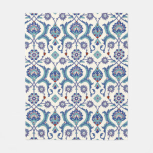 Blumenziermuster. Traditionelle arabische Naht Fleecedecke