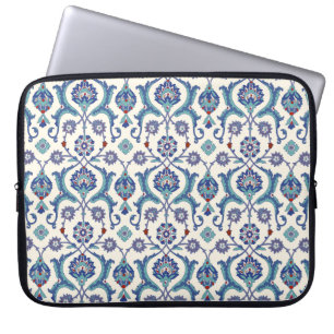 Blumenziermuster. Traditionelle arabische Naht Laptopschutzhülle
