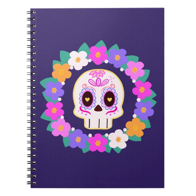 Blumenzucker-Blume Notizblock (Vorderseite)