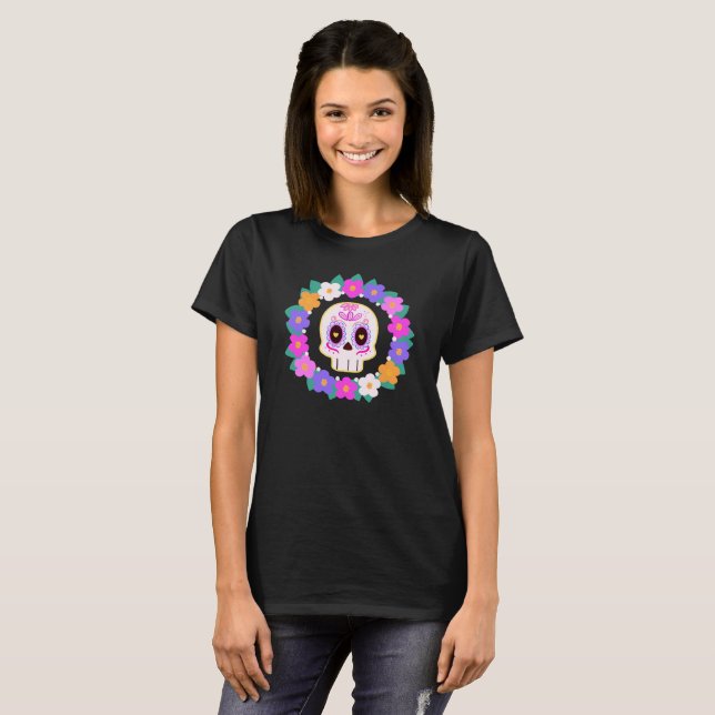 Blumenzucker-Blume T-Shirt (Vorne ganz)