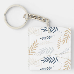 Blumenzweig Schlüsselanhänger
