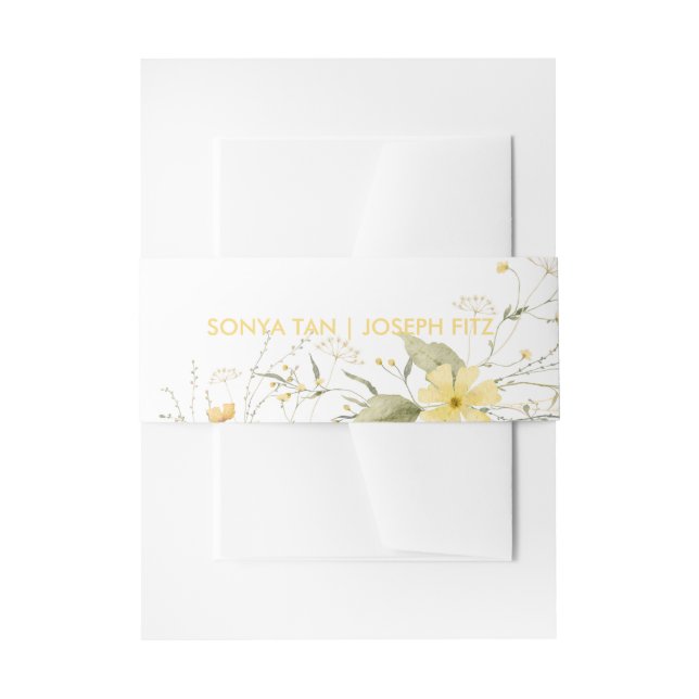 Blumenzwiebelband Einladungsbanderole (Vorderseite Beispiel)