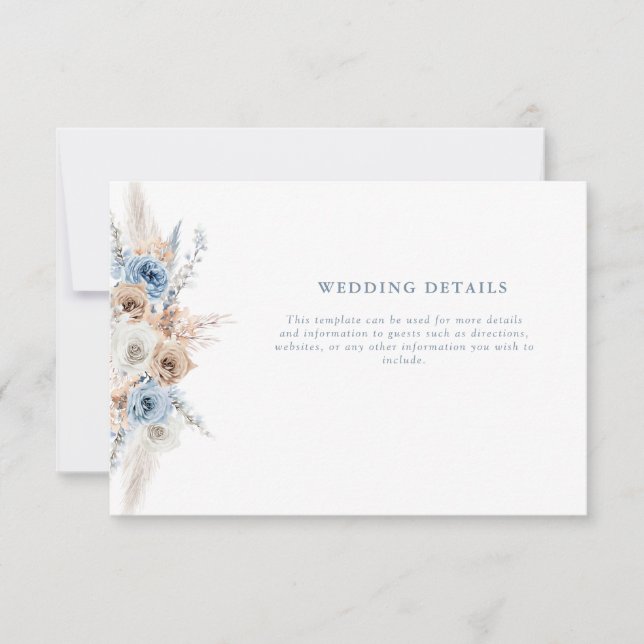 Blumenzwiebelkarte RSVP Karte (Vorderseite)