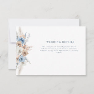 Blumenzwiebelkarte RSVP Karte