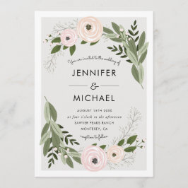 Blumenzwiebeln - Einladung zur Hochzeit