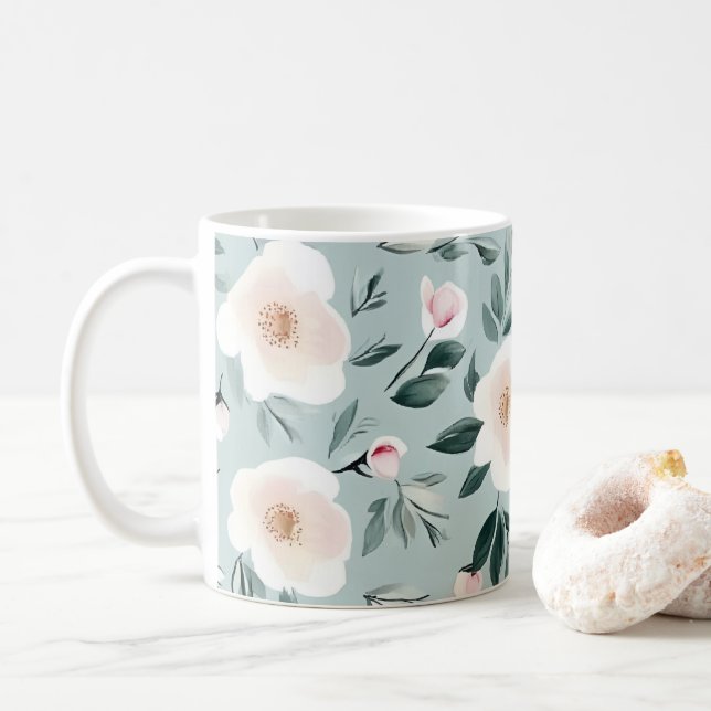 Blumenzwiebeln Kaffeetasse (Mit Donut)