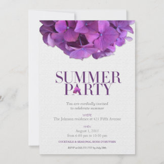 Blumenzwiebeln: Sommerliche Party Einladung
