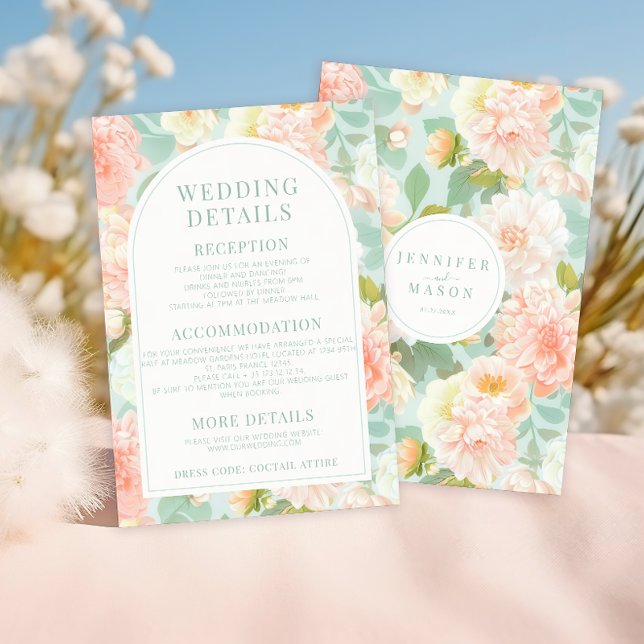 Blumenzwiebelzangen Hochzeitskarten Begleitkarte (Von Creator hochgeladen)