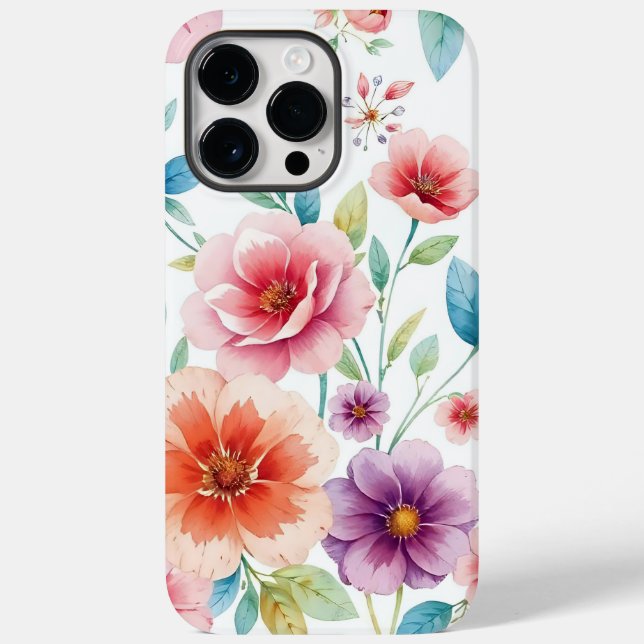 blumig Case-Mate iPhone 14 pro max hülle (Rückseite)
