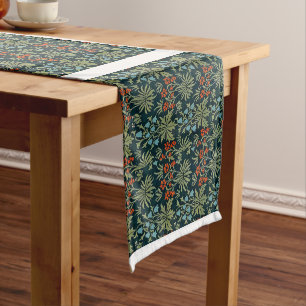 Blumige Antike Nelke Blaue Hyazinthe John Henry De Kurzer Tischläufer