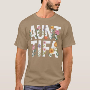 Blumige Auntifa-Freunde T-Shirt