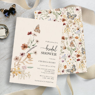 Blumige Boho-Brautjungfern-Einladung Einladung