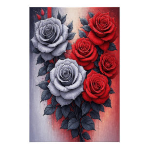 Blumige Dualität Poster
