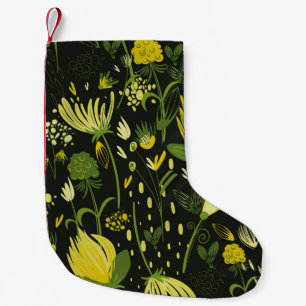 Blumige Harmonie in einem reizenden Blumenstrauß. Kleiner Weihnachtsstrumpf