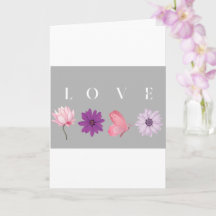 Blumige Liebesbotschaft Romantisches Botanisches G