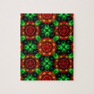 Blumige moderne Boho elegante abstrakte Muster #50