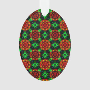 Blumige moderne Boho elegante abstrakte Muster #50 Ornament