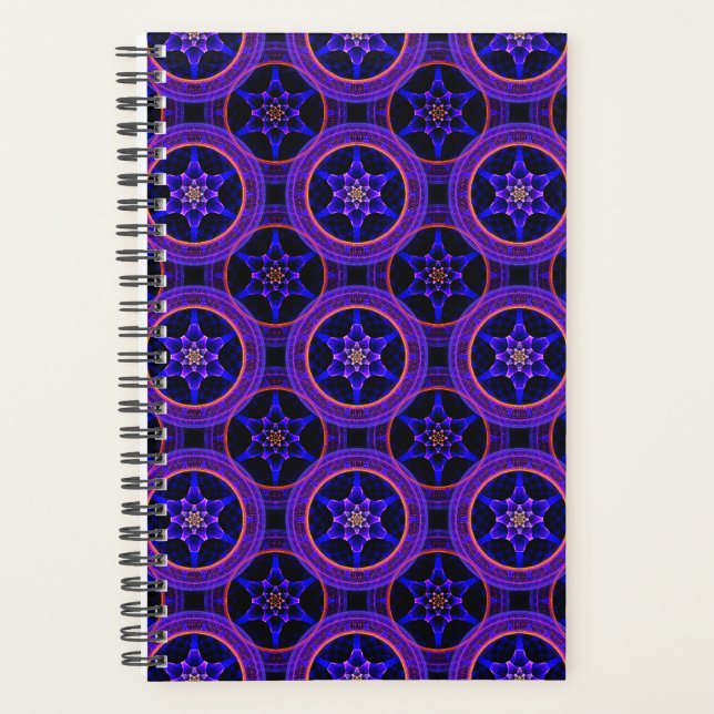 Blumige moderne Boho elegante abstrakte Muster #50 Planer (Vorderseite)