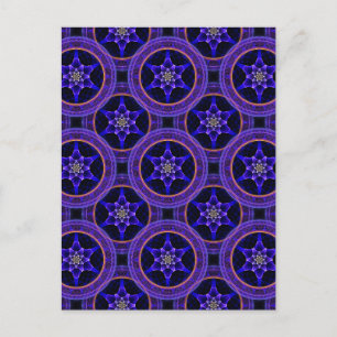 Blumige moderne Boho elegante abstrakte Muster #50 Postkarte