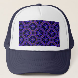 Blumige moderne Boho elegante abstrakte Muster #50 Truckerkappe