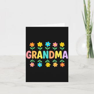 Blumige Oma Muttertag Karte