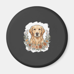 Blumiger Golden Retriever Sublimation Magnet