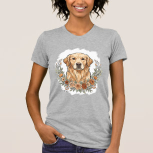 Blumiger Golden Retriever Sublimation T-Shirt