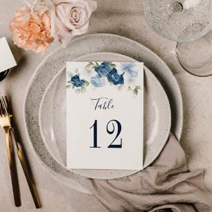 Blumiger Hochzeitstisch Nummer 12 Sitzplan Einladung