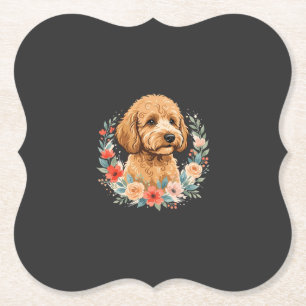 Blumiger Hund Runde Sublimation Untersetzer