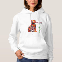 Blumiger Hundehoodie | Süßes Blumen-Hundepullover
