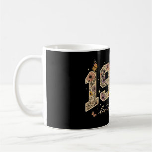 Blumiges 40. Geburtstags-Limited-Edition 1986 Kaffeetasse