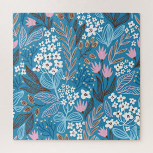 Blumiges Ditzy: Vintage Frühlingsdesign.