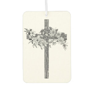 Blumiges Kreuz-Luftverbesserer Autolufterfrischer
