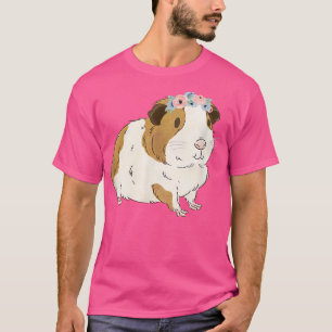 Blumiges Meerschweinchen-Mama Meerschweinchen-Lieb T-Shirt